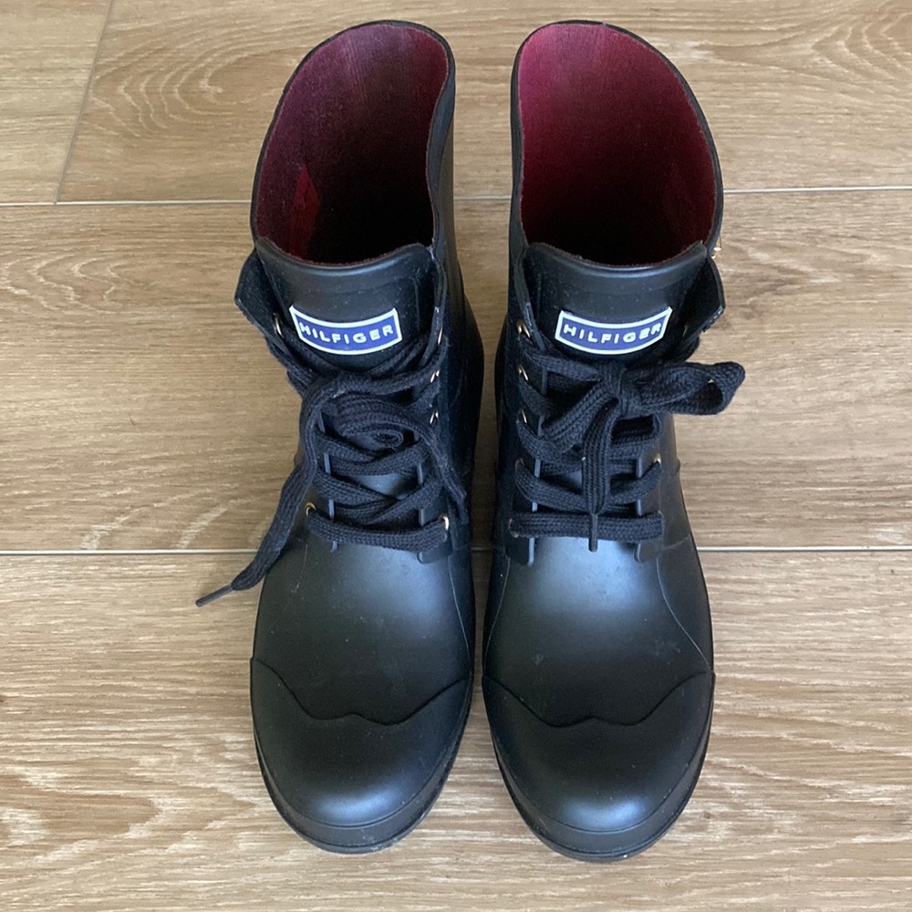 Black Rain Boots